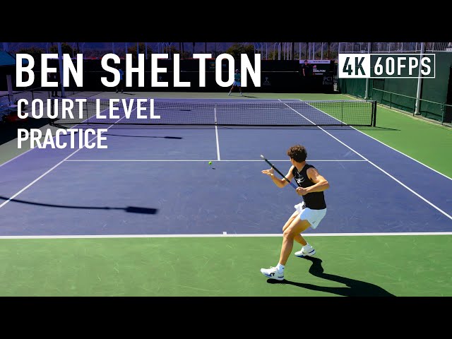 Ben Shelton | Court Level Practice [2024 IW]