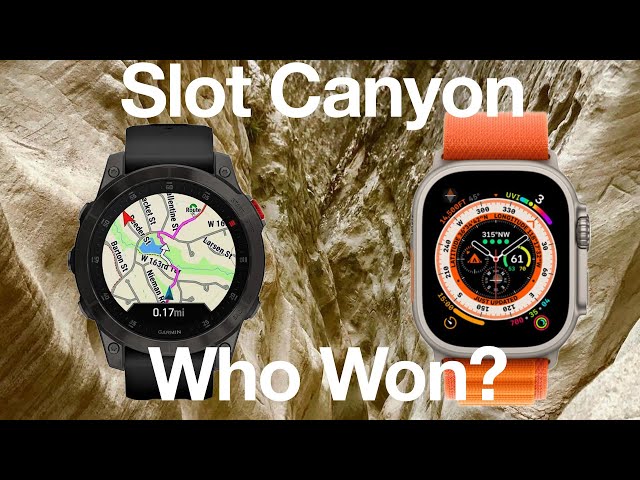Apple Watch Ultra vs. Epix - MULTI-BAND SLOT CANYON GPS Test - Is All Multi-Band Created Equal?