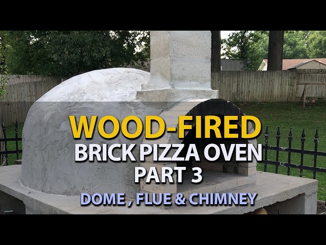 Ep 3 - Wood Fired Brick Pizza Oven - DOME, FLUE & CHIMNEY / DIY / How to build
