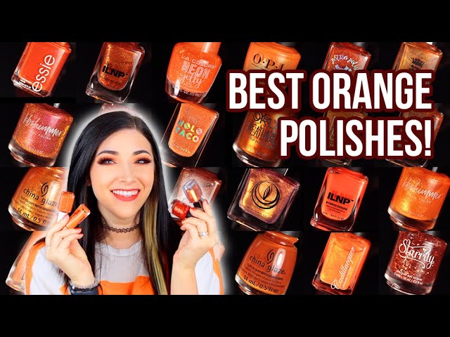 My FAVORITE Orange Nail Polishes (UPDATED!) || KELLI MARISSA