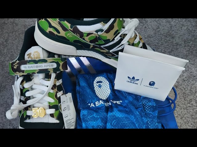 Unboxing - BAPE x Adidas Forum 84 Low 'Green Camo'