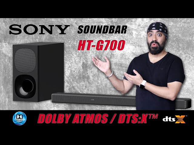 Sony HT-G700 Dolby Atmos & DTS -X Soundbar with Wireless Woofer - Feel the Thunder!