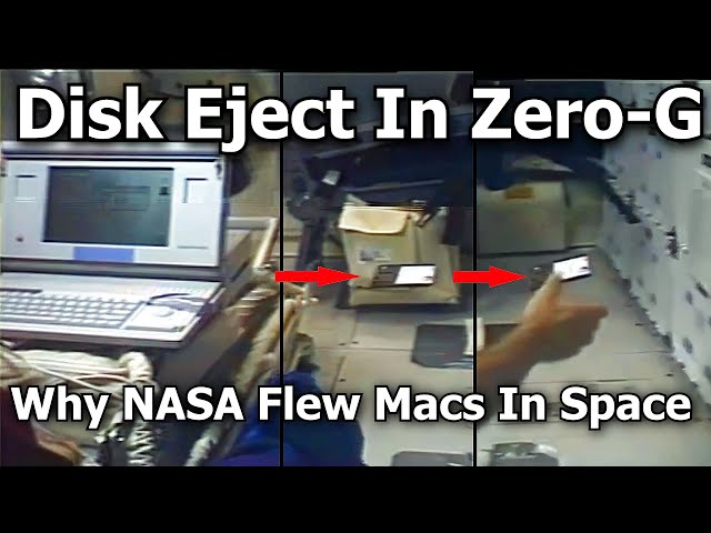 Ejecting A Floppy Disk in Zero-G - Why NASA Flew A Mac on the Space Shuttle