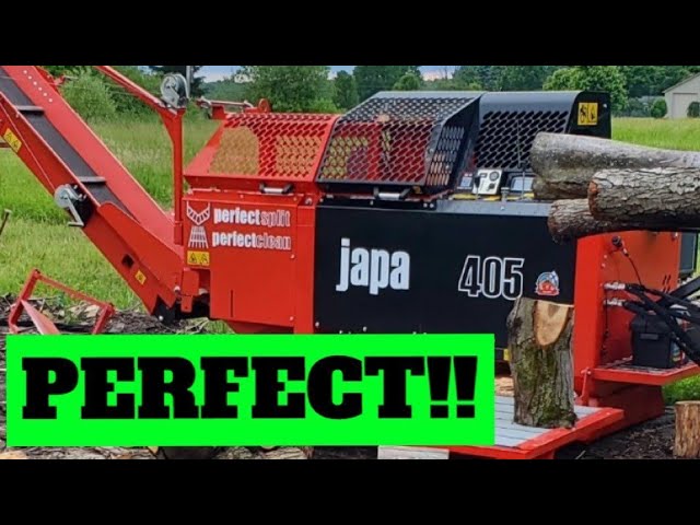 GAME CHANGER FIREWOOD PROCESSOR!!!  The Japa 405
