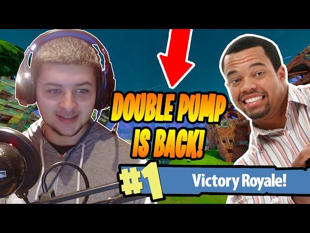 THE DOUBLE PUMP IS BACK! In Fortnite: Battle Royale With Fans // Funny Epic Moments