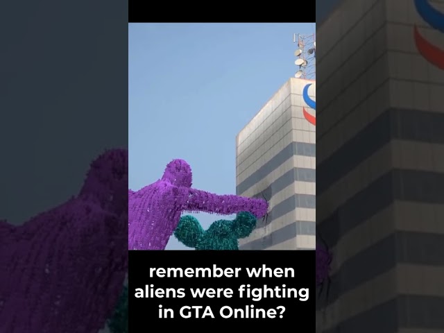 Back when aliens were fighting in GTA Online