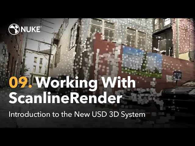 Introduction to the New USD 3D System | 9. Render Your 3D View Using the New ScanlineRender2 Node