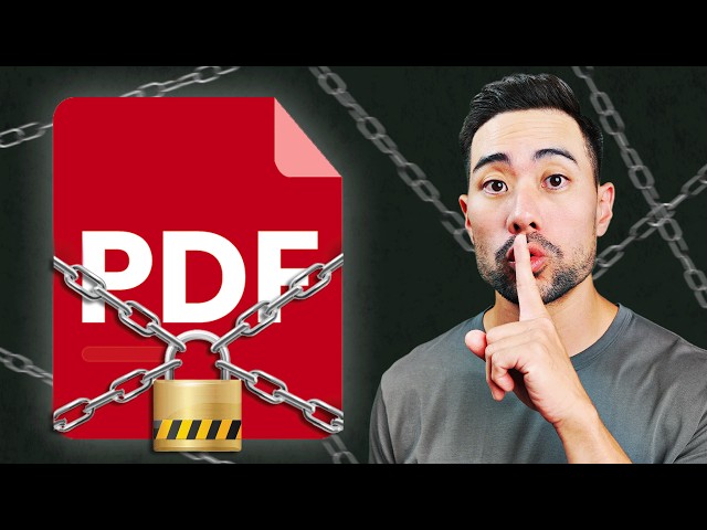 How To Password Protect a PDF For Free (No Software To Install)