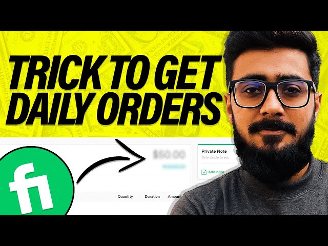 Get Your First Order on Fiverr Today with this Method | Best Way To Get Orders on Fiverr 2022