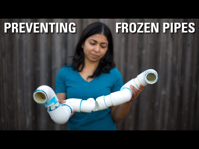 How to prevent frozen and burst pipes