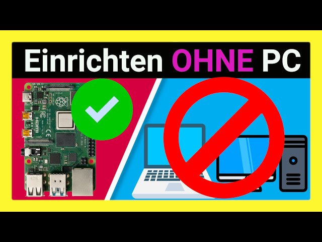 Raspberry Pi OHNE Computer/Laptop DIREKT installieren & einrichten: NEUE Netzwerk-Installation TEST
