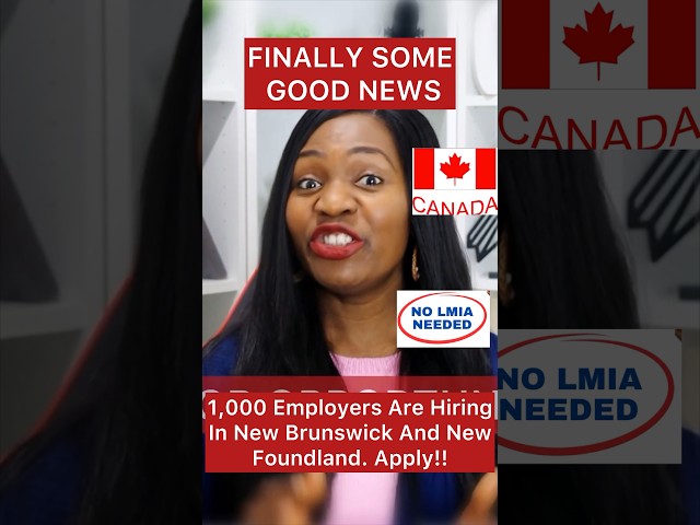 Move To Canada In 2024 Without Lmia | Move To Canada In May With Your Family | Employers Are Hiring