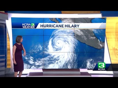Hurricane Hilary's Path to California