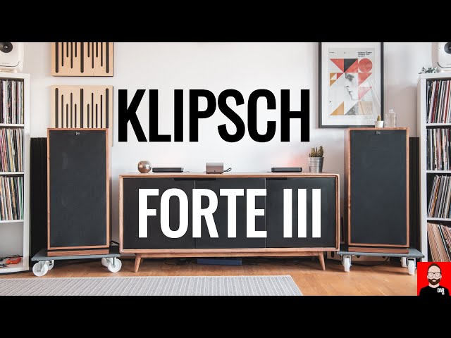 The Klipsch Forte III are wheely good!