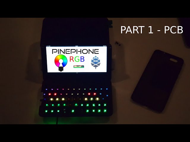 PinePhone Keyboard RGB - Part 1: PCB Design