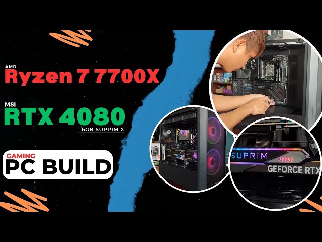 MSI RTX 4080 Suprim X | Ryzen 7 7700X PC Build (Time-lapse) | PCB-82