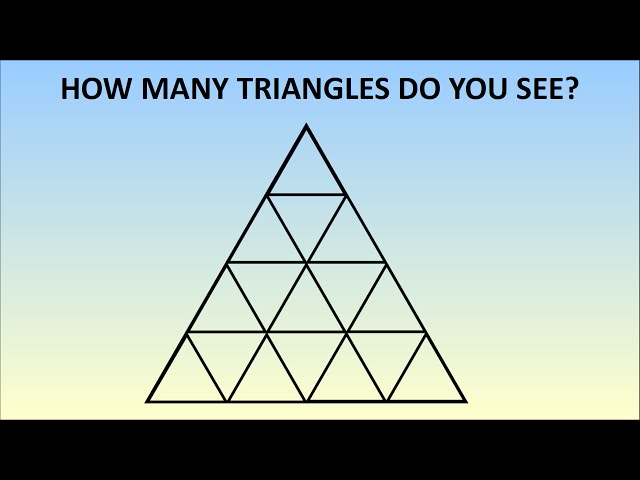 How Many Triangles Are There? Learn The Formula For Any Size!