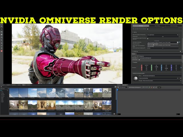 NVIDIA Omniverse Render Options
