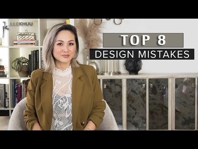 Top 8 COMMON DESIGN MISTAKES | Worst Decorating Mistakes and How to Fix Them (Pro Tips!)