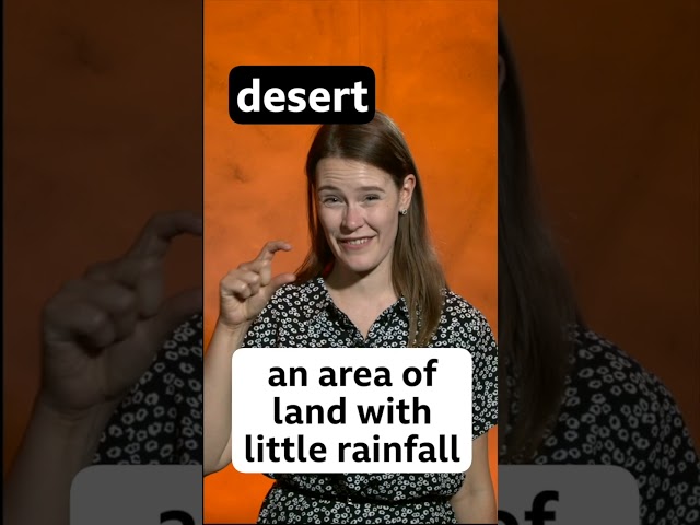 'dessert' 🍨 vs 'desert' 🏜️ - THIS is the difference! #shorts
