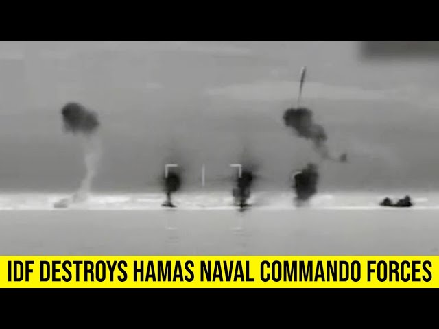 IDF Destroys compound used by Hamas naval commando forces in Gaza.