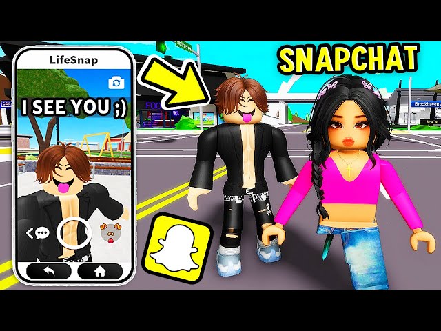 CREEPY ONLINE DATER BOSS Stalks Me On SNAPCHAT in BROOKHAVEN RP!