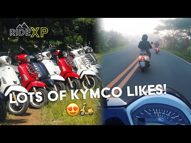 So Many Scooters! Kymco Like 150i Group Ride 4K | Marilaque at Sunrise | Calming Ride