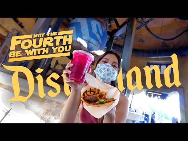 Celebrating May The Fourth at Disneyland's Galaxy Edge! New Leia Lightsaber and Foods! 2021