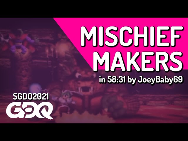 Mischief Makers by JoeyBaby69 in 58:31 - Summer Games Done Quick 2021 Online