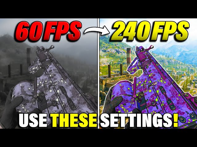 BEST PC Settings for Warzone SEASON 1! (Optimize FPS & Visibility)