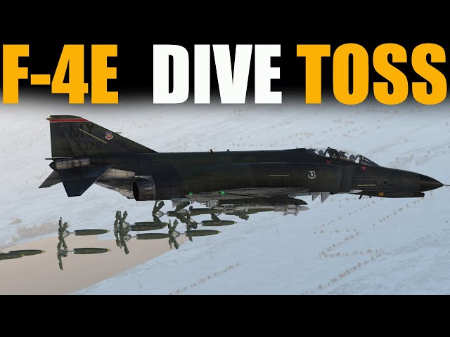 DCS F-4E Phantom II Release Prep! | Dive Toss Dumb Bomb Delivery!