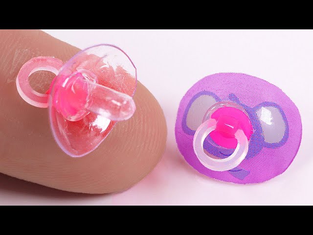 How to make a miniature pacifier [realistic]