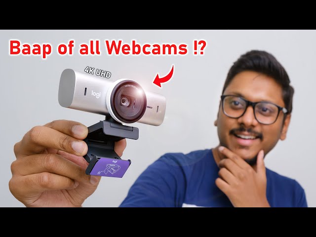 Baap of all Webcams... 😱 Logitech Master Series MX Brio 4K Unboxing !!