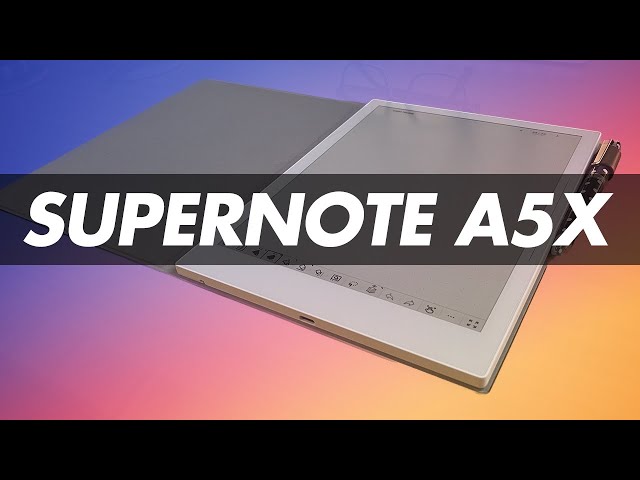 SuperNote A5 X — eInk Tablet Review (Late 2022)