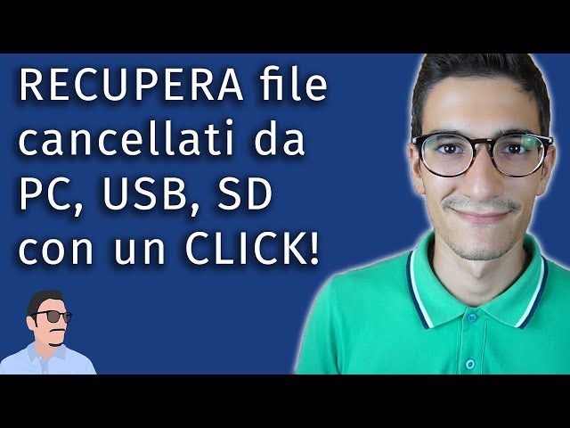 Come RECUPERARE file cancellati dal PC (anche USB, SD) con un CLICK | EaseUS Data Recovery (ITA)