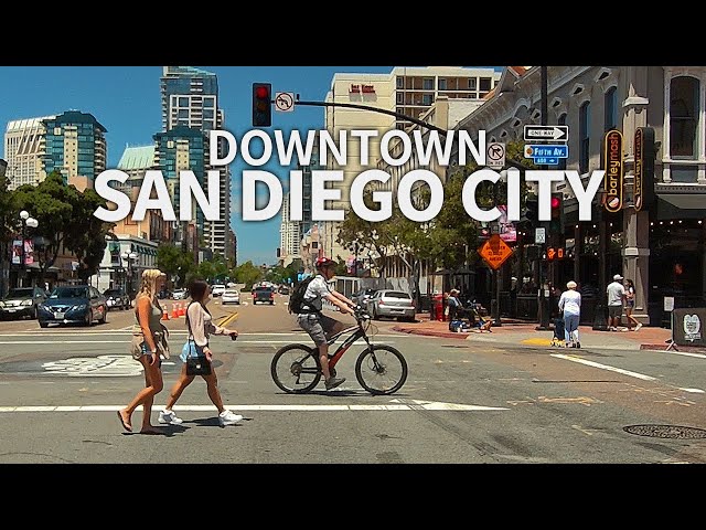 SAN DIEGO - Driving Downtown San Diego City (Part-4), California, USA -2.7K QHD