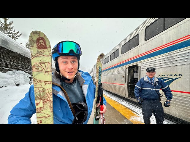 I took the Amtrak SKI TRAIN to a CHAIRLIFT in Colorado!