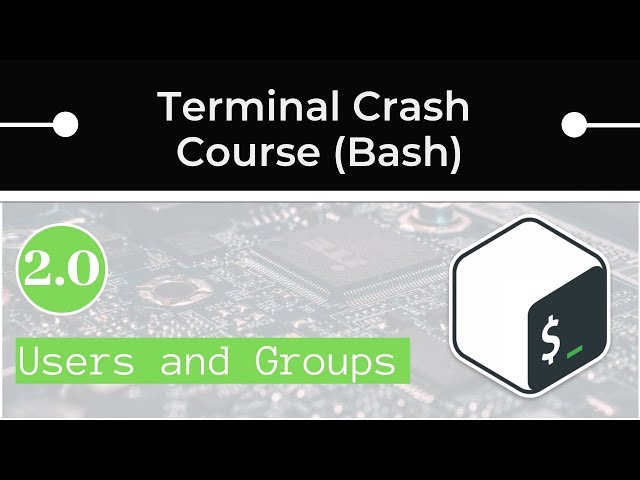 Users and Groups Bash Tutorial (Linux/Mac/Unix)