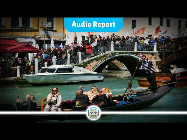 Venice Residents Protest Against Day-Tripper Fee...