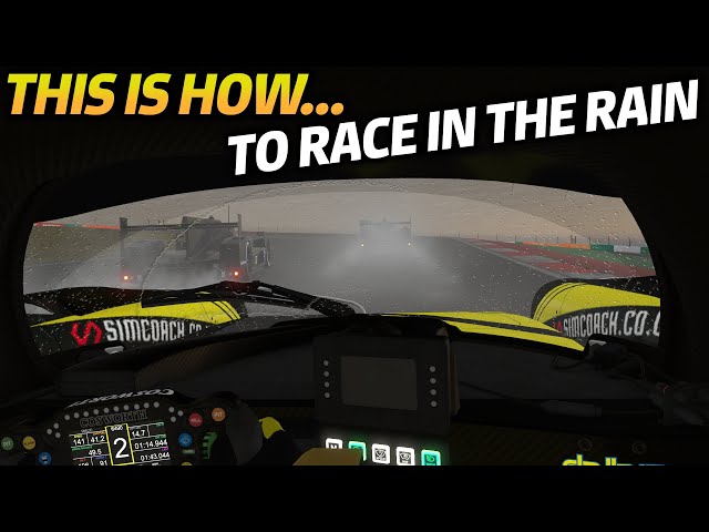 This Is How You Race In The Rain! - Incredible Rain Race On iRacing