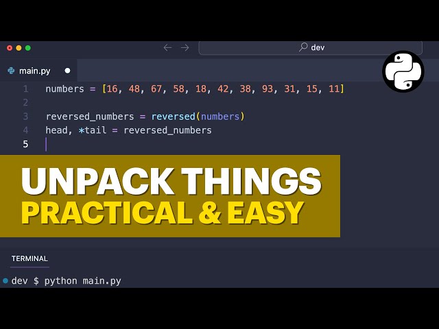 Extended Iterable Unpacking. How it helps you with external data in Python