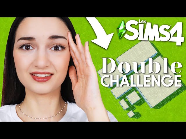 Chaque pièce DOUBLE DE TAILLE ! (et j'ai dead ça 😍) | Challenge Sims 4
