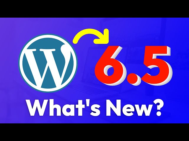 [NEW WordPress 6.5]- 6 new features you should know