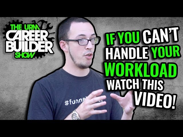 Joey's time management tips for producers! [ THE CAREER BUILDER SHOW ]