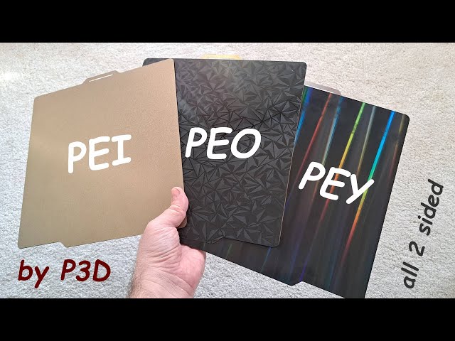 PEI, PEO, PEY sheets. Which one is your favourite? I have mine..
