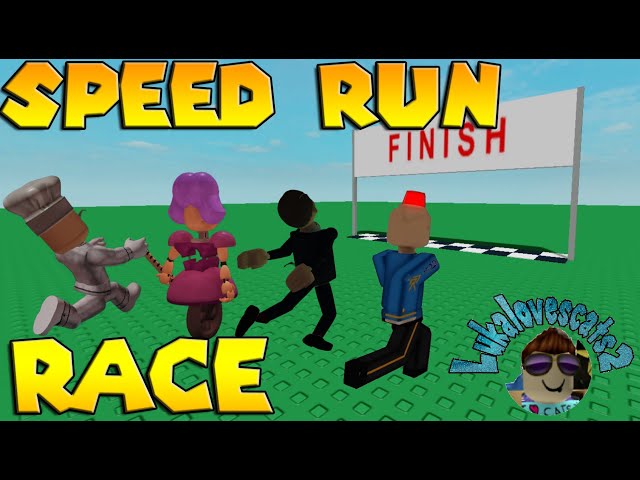 Speed RUN RACE in 4 fastest Scary Obby games! Escape Mr Funny, Miss Ani-Tron, Siren Cop & Papa Pizza