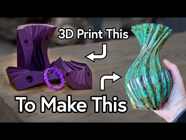 Can you Hack Ceramics with 3D Printing?? This New Technique makes Clay Art Easy!