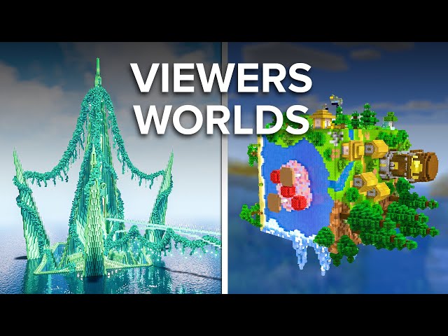 I Visited My Subscribers Minecraft Worlds