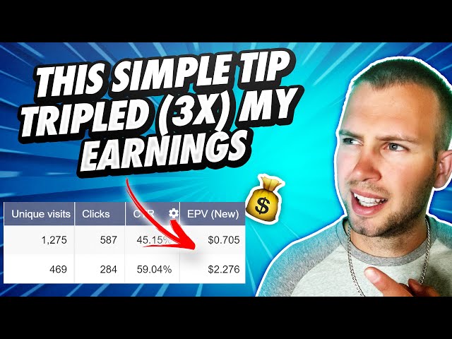 This Affiliate Marketing Strategy Tripled (3X) My Earnings