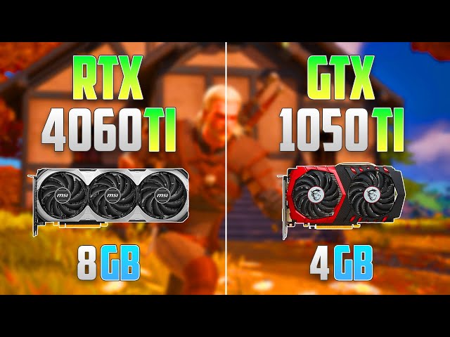 GTX 1050 TI vs RTX 4060 TI - How BIG is the Difference?
